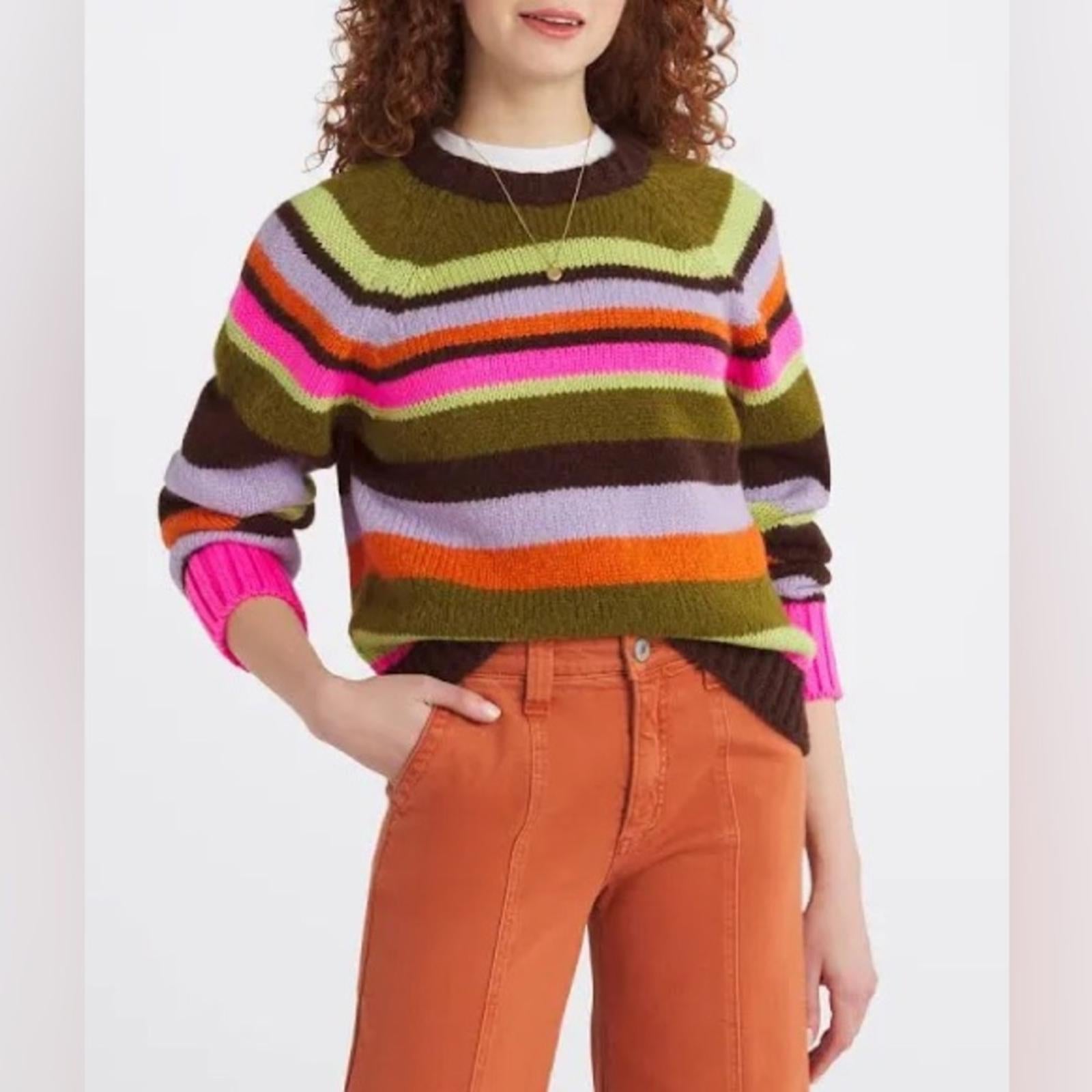 Velvet by Graham & Spencer Striped Sweater Size S, New w/Tag $288