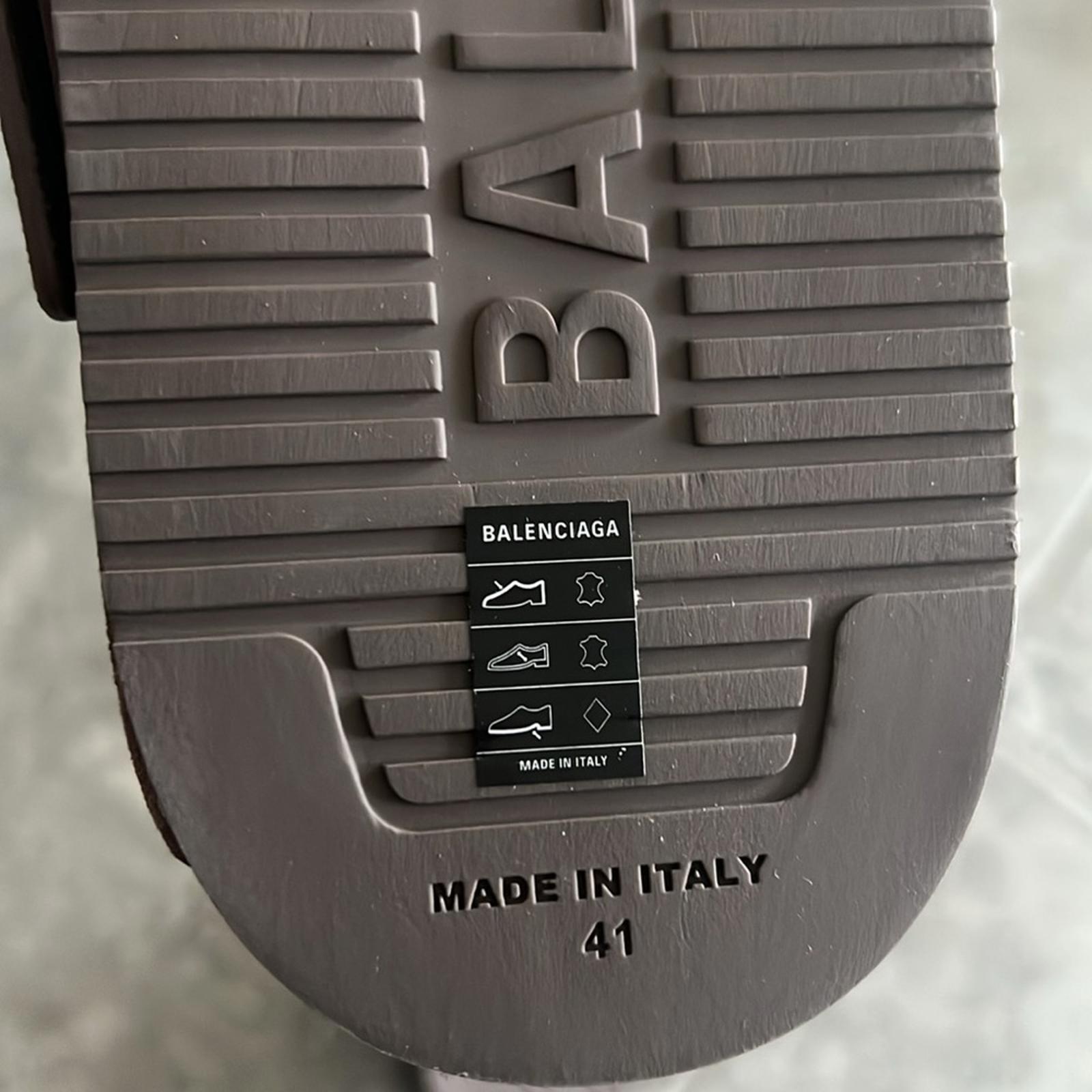 Balenciaga Sunday Mule in Light Brown Suede Calfskin, NEW, Size EU 41