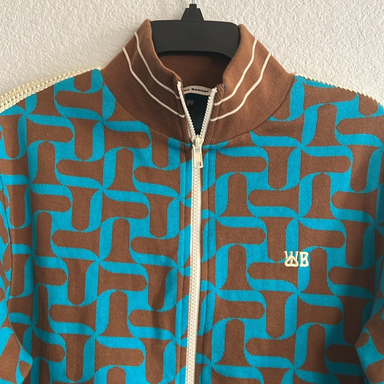 Wales Bonner Symphony Jacquard-Knit Organic Cotton Track Jacket Size 4 NWT