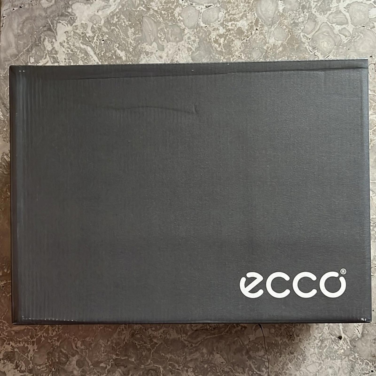 ECCO Whisky Touch Plateau Leather Sandals, Size EU 41 | US 10-10.5 New in Box