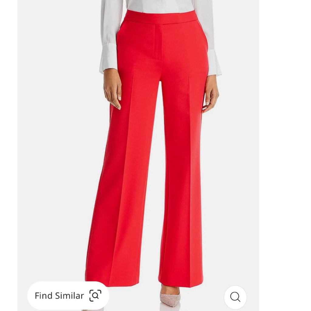 Kobi Halperin Drea Twill Pants, Fire/Red Size 2 New w/Tag Retail $398