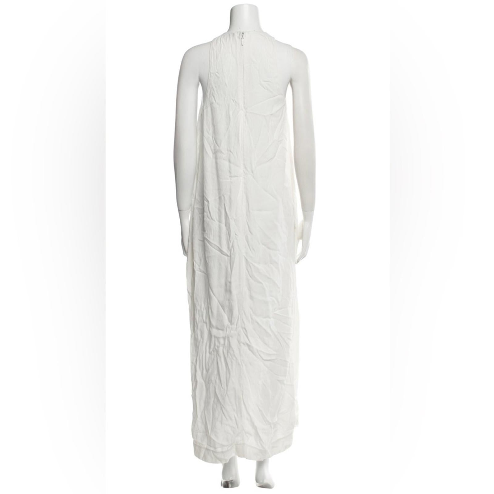Rosetta Getty Cape Mini Dress in White, Size 8, Retail $425