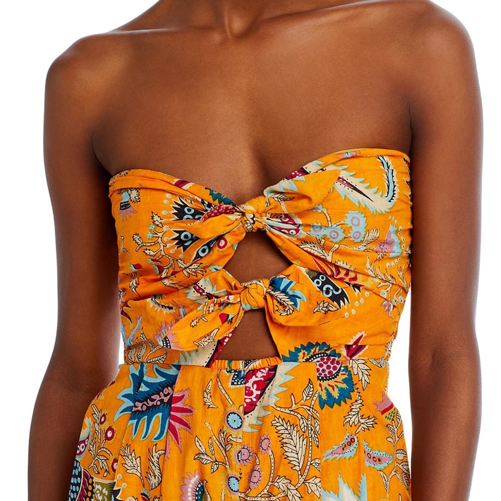 Charina Sarte Talaia Ribbon Strapless Jumpsuit, Size L New w/Tag Retail $388
