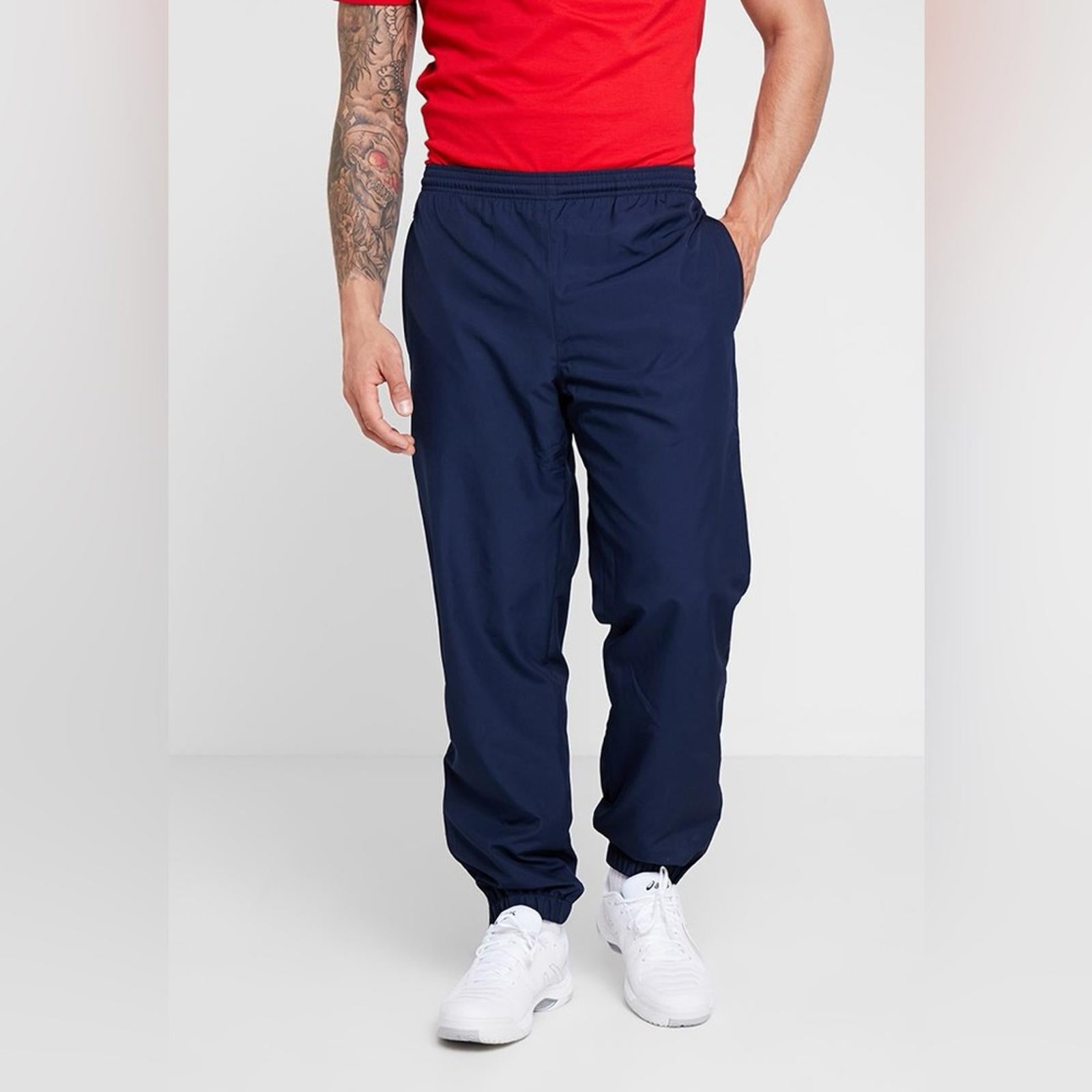 Lacoste Navy Tracksuit Bottoms, Boy’s Size 16, NWT