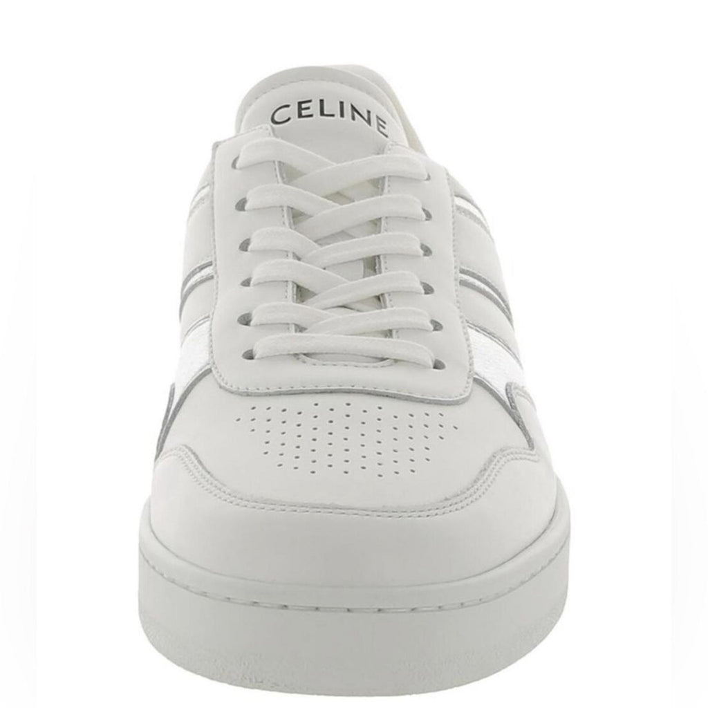 Celine Low Wave Lace-Up Sneaker, Optic White/Silver Size 41 in Box +DustBag $750