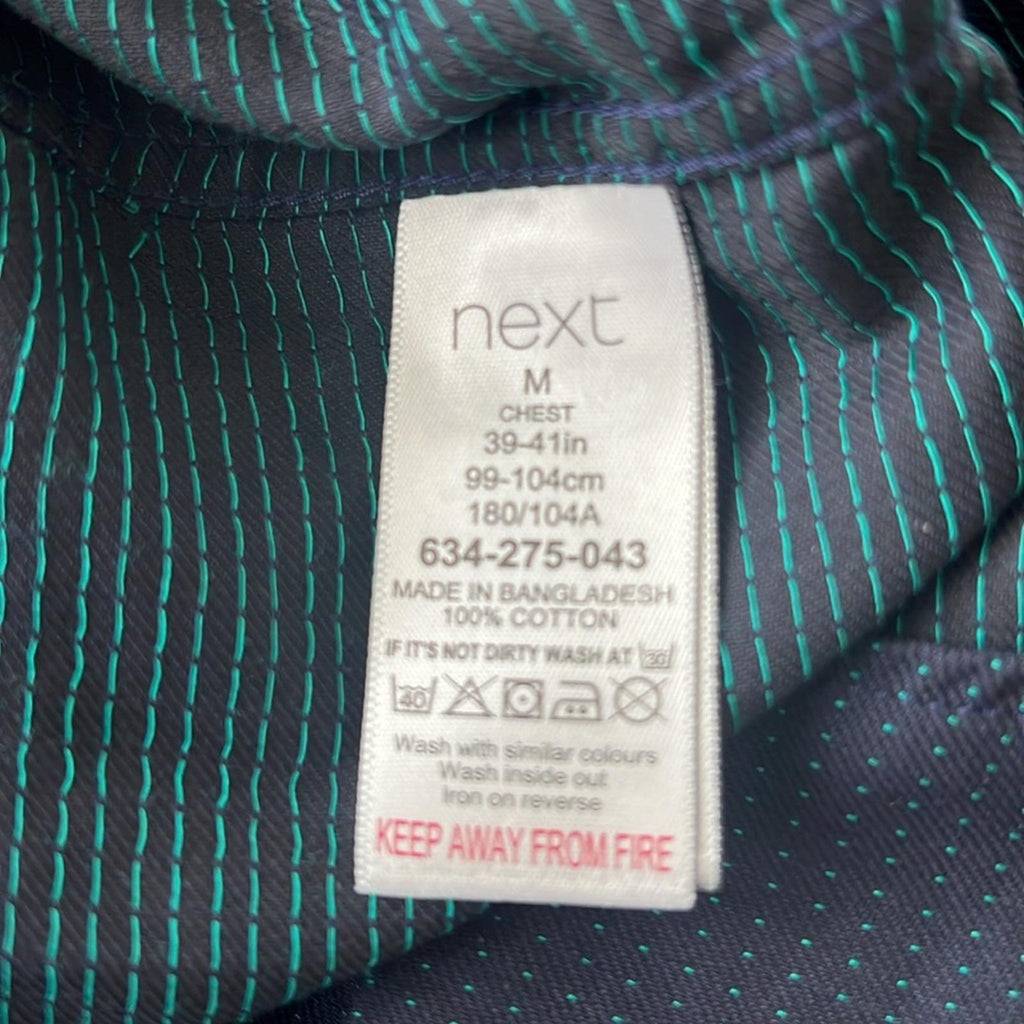 NWT next Regular Fit Men’s Dress Shirt, Navy Size M New w/Tag Retail £32