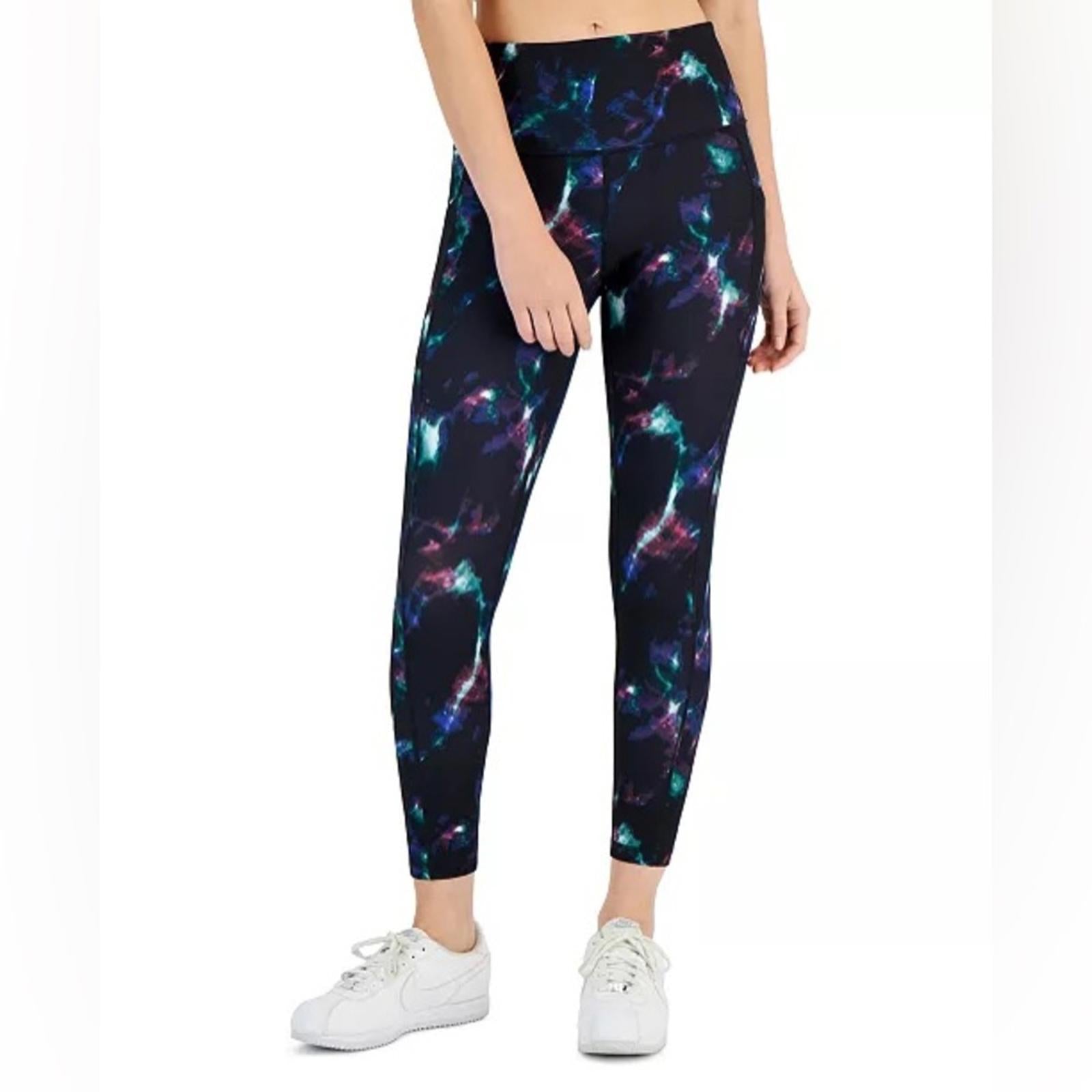 ID Ideology Celestial Sky 7/8 Leggings, Cropped Plus Size 1X New w/Tag