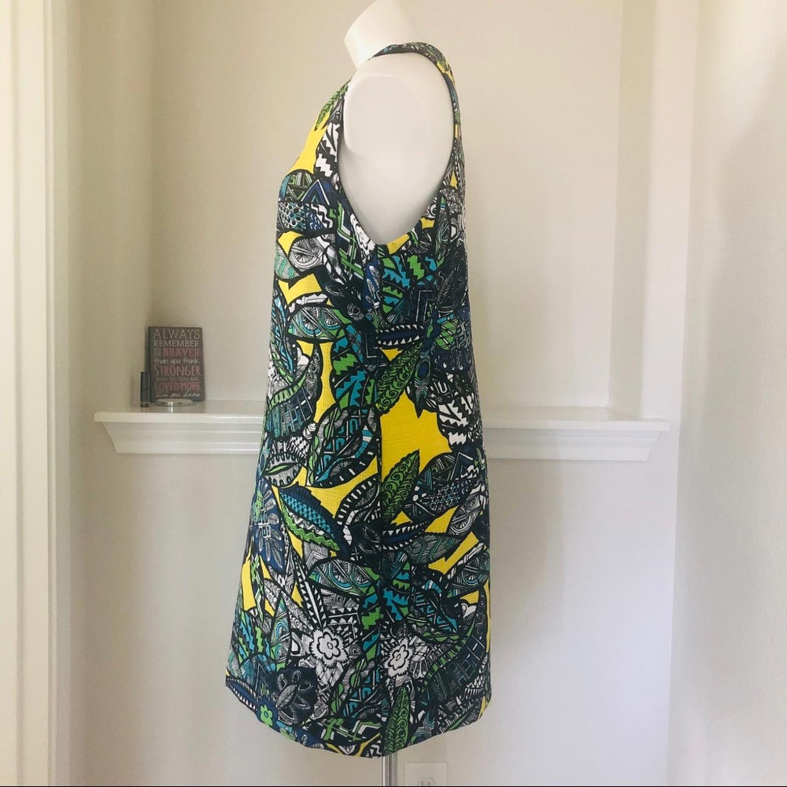 SLNY Royal Multicolor Sheath Dress, Size 18 EXCELLENT
