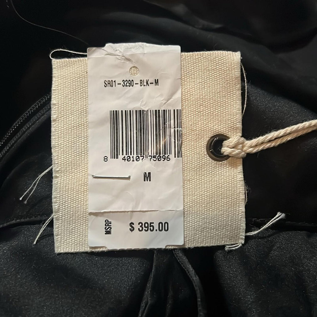 SER.O.YA Emma Sleeveless Silk Stretch Dress in Black, NWT, Size M