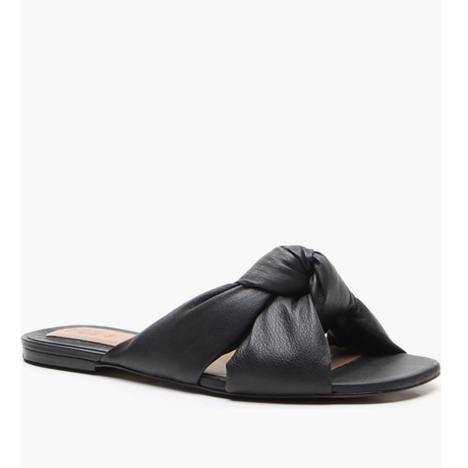 BCBGMaxazria Tinsley Slide Sandals in Black, Size 5, NEW w/o Box $149