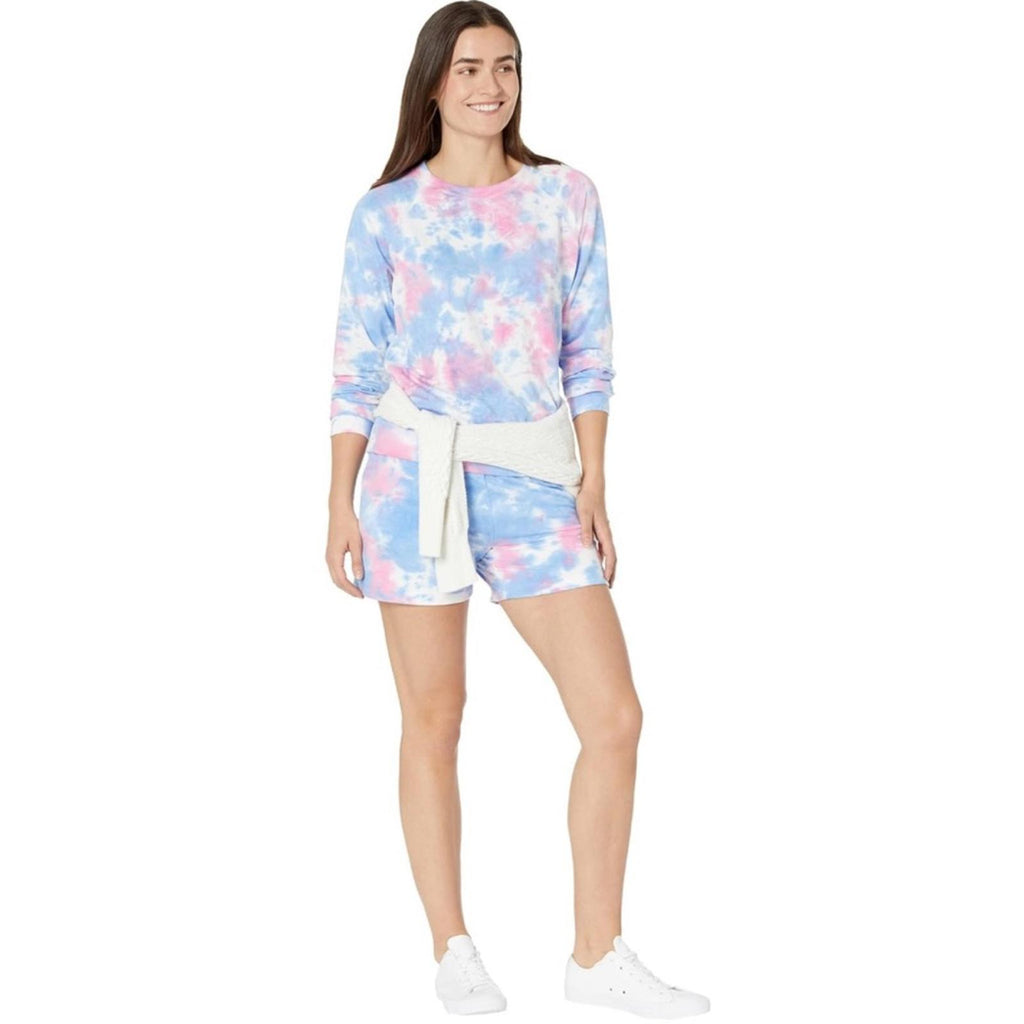 Sanctuary Happy Days Ombre Raglan Comfy Crewneck Sweatshirt, Size XS New w/Tag