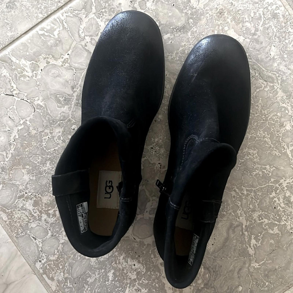UGG Josefene Cuff Boots in Black, Size 9 NEW w/o Box