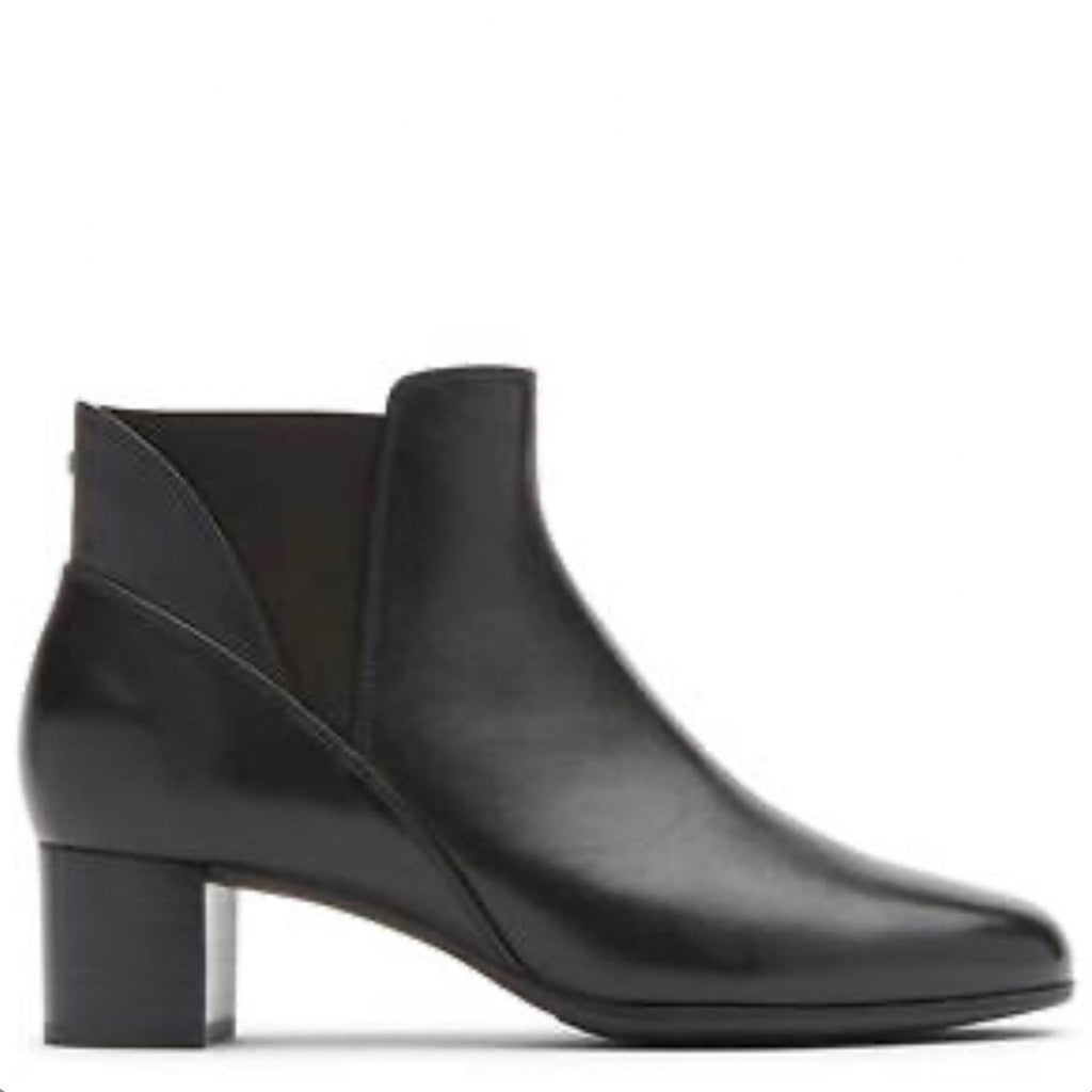 Aravon Rockport Career Dress Chelsea Boots in Black Leather Size 12, New in Box