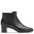 Aravon Rockport Career Dress Chelsea Boots in Black Leather Size 12, New in Box