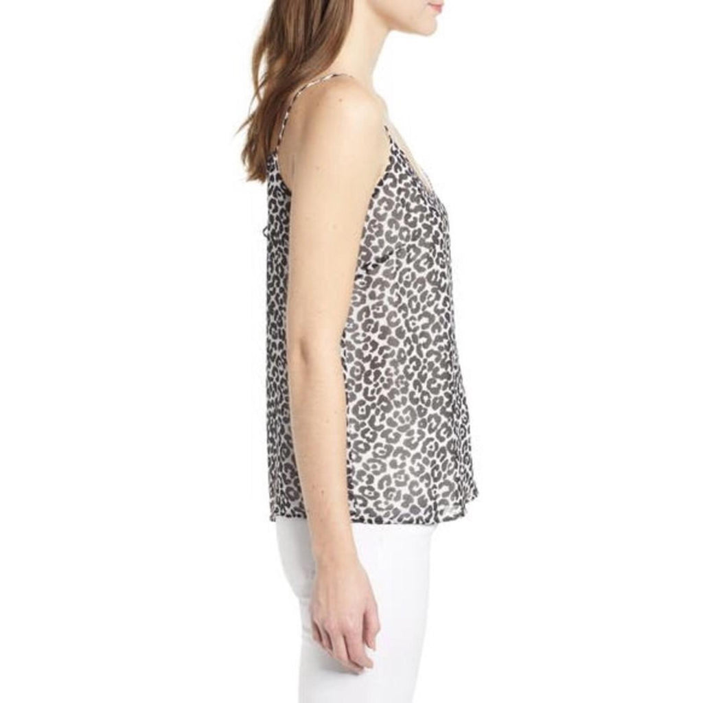 Vince Camuto Leopard Lace-Up Camisole, Size L, New w/Tag