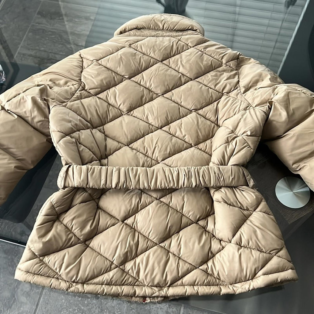 Polo Ralph Lauren Water-Repellent Belted Quilted Jacket Size 6X New w/Tag