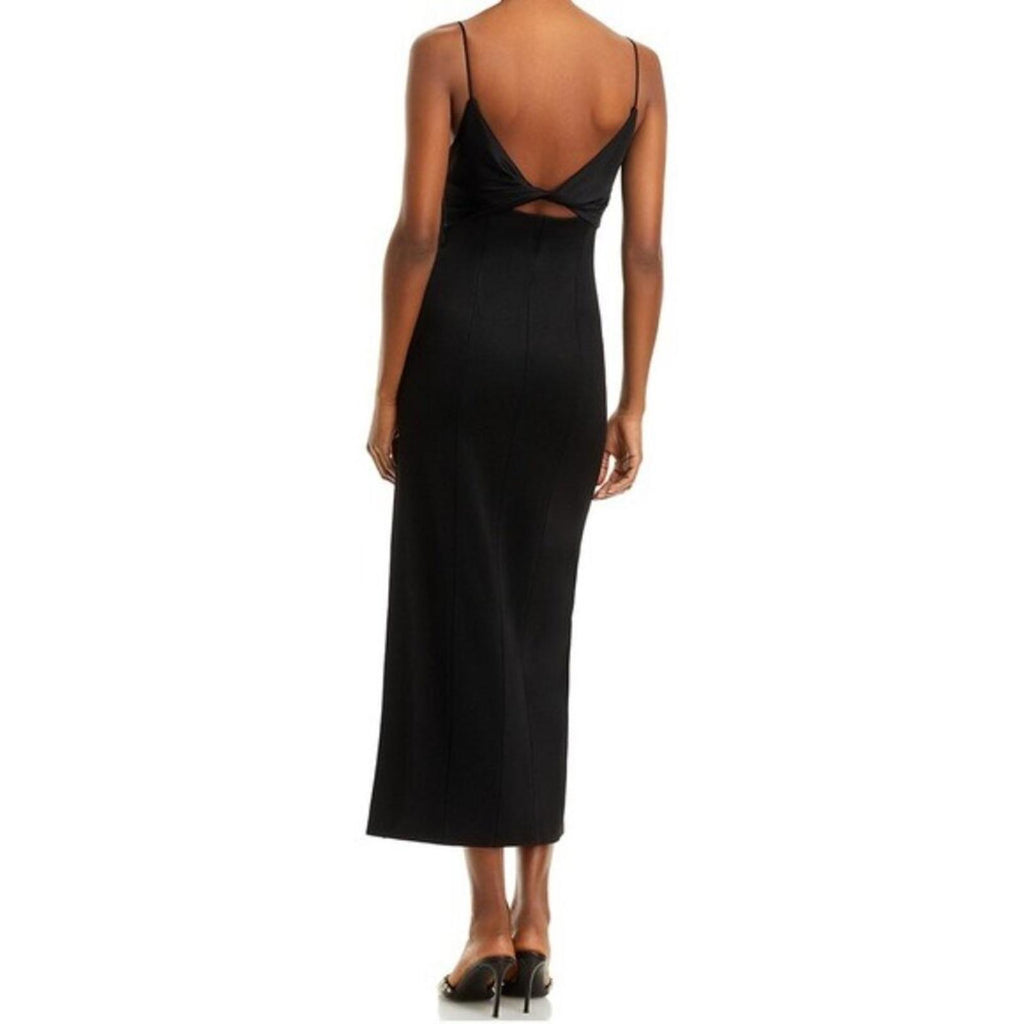 Galvan London Crystal Bustier Dress in Black Size US10 FR42 UK10 NEW w/Tag $1895