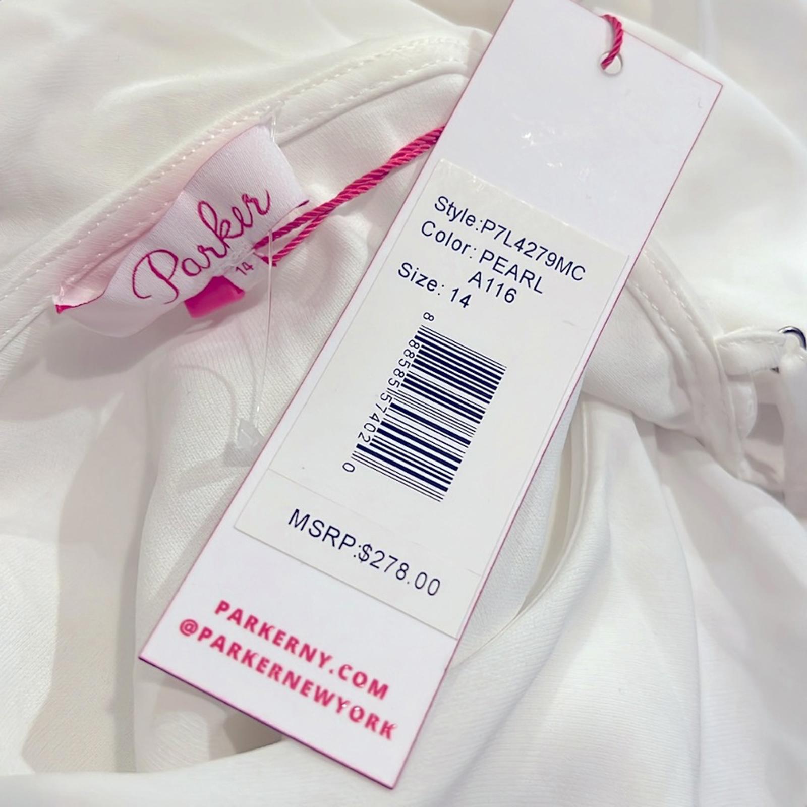 NWT Parker Addison Revolve Asymmetrical Jumpsuit in White, New w/Tag Retail $278