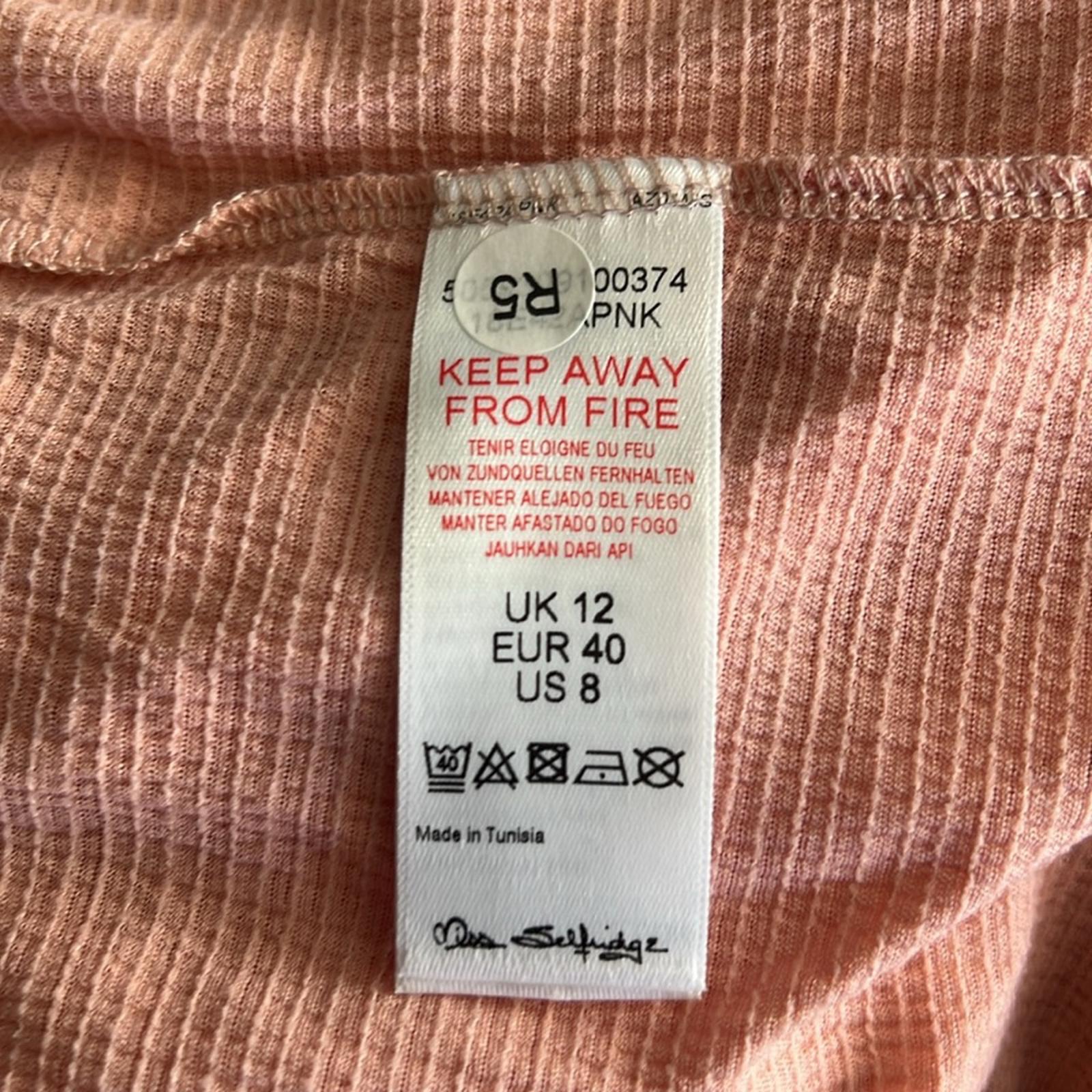 NEW Miss Selfridges Midi Dress in Pink, Size 8 New w/Tag