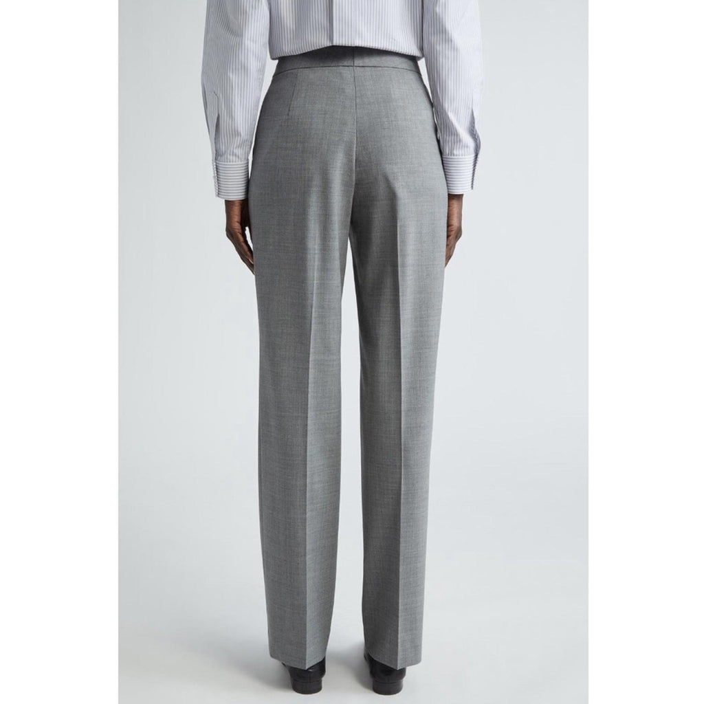 NEW Lafayette 148 NY Irving Straight Leg Dress Pants Grey, Size 12 NWOT $598