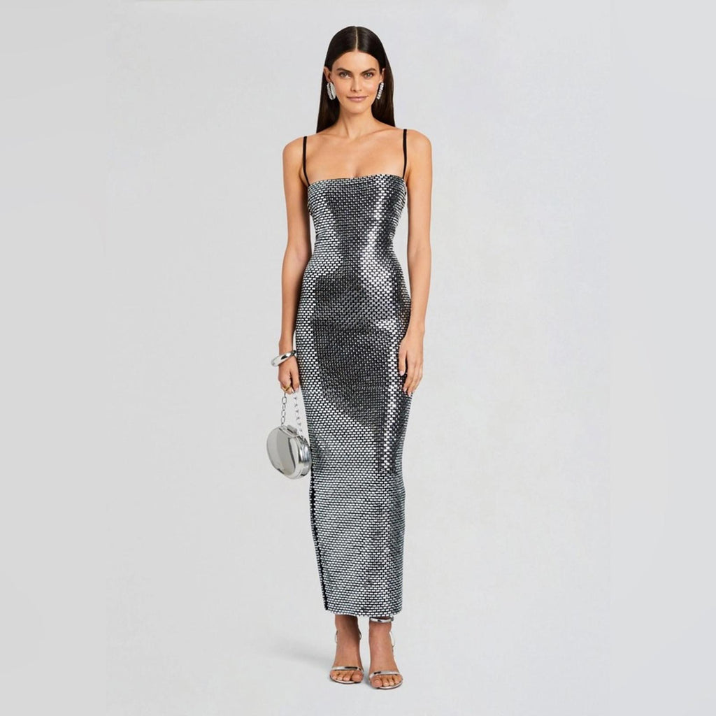 Retrofête Kyree Embellished Knit Dress in Black – Size Small, New with Tag