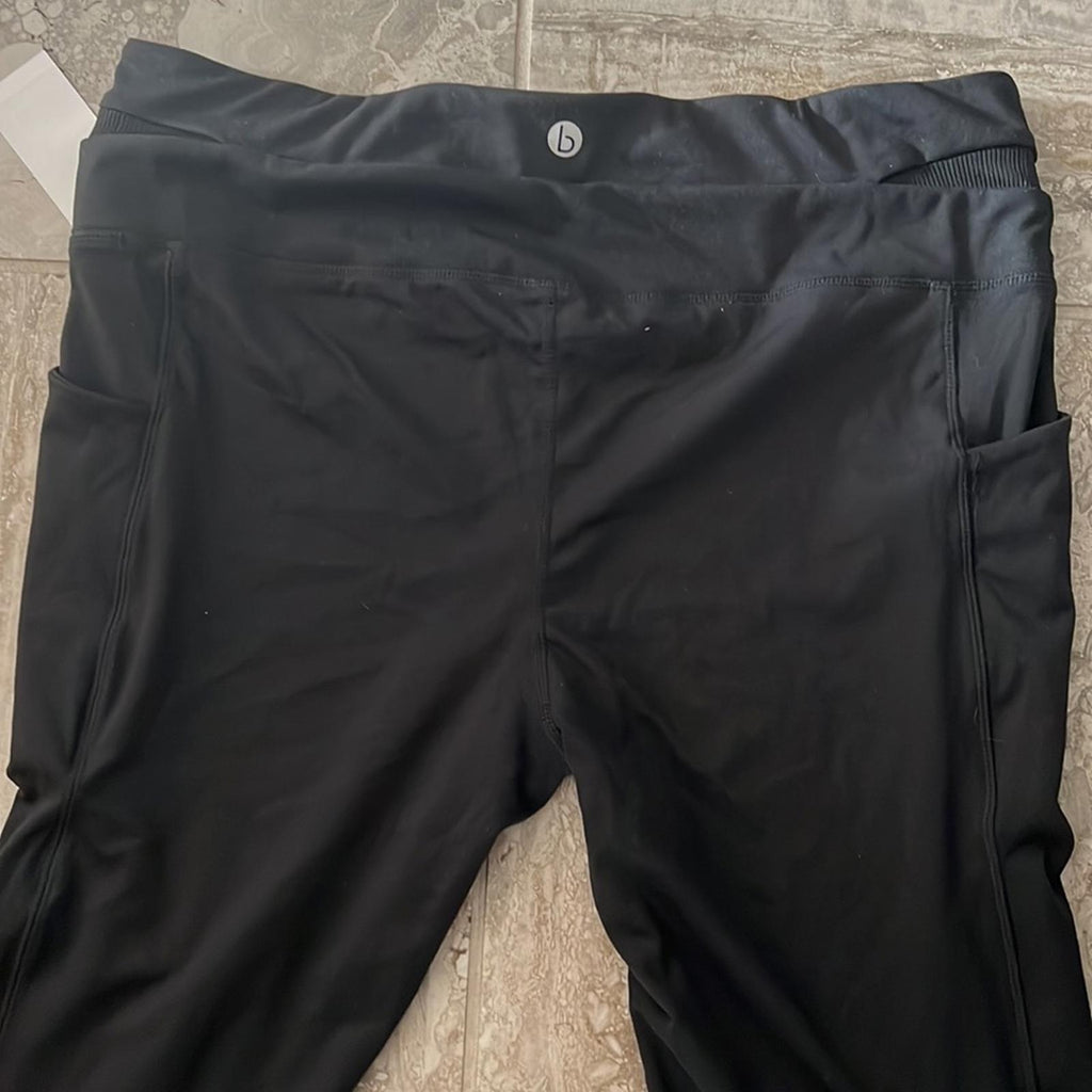 Cotton:On Curve Ultra Soft Cross Over Full Length Tight in Black, Size 14 NEW
