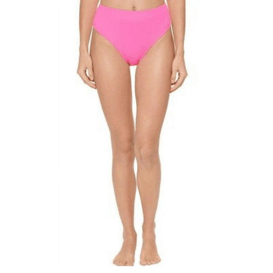 DKNY Ribbed High-Waist Swim Bottom Separates, Size M NEW w/Tag