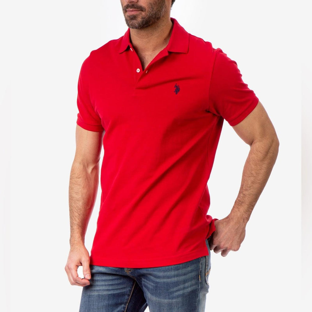 U.S. Polo Assn. Regular Fit Short Sleeve Polo Shirt in Red, Size XXL EXCELLENT!