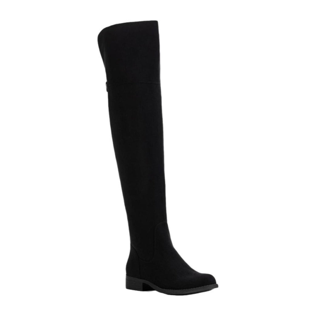 Sun+Stone Allicce Round-Toe Zip Up Dress Boots, Wide Calf, Black Size 8 NEW