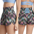 Free People Movement The Way Home Printed Shell Running Shorts, Size XS NWT