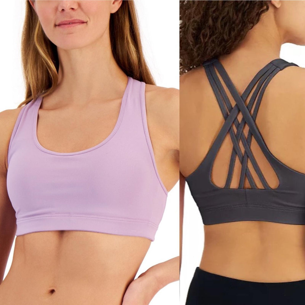 ID Ideology LAVENDER Low Impact Bra, Size XS New w/Tag