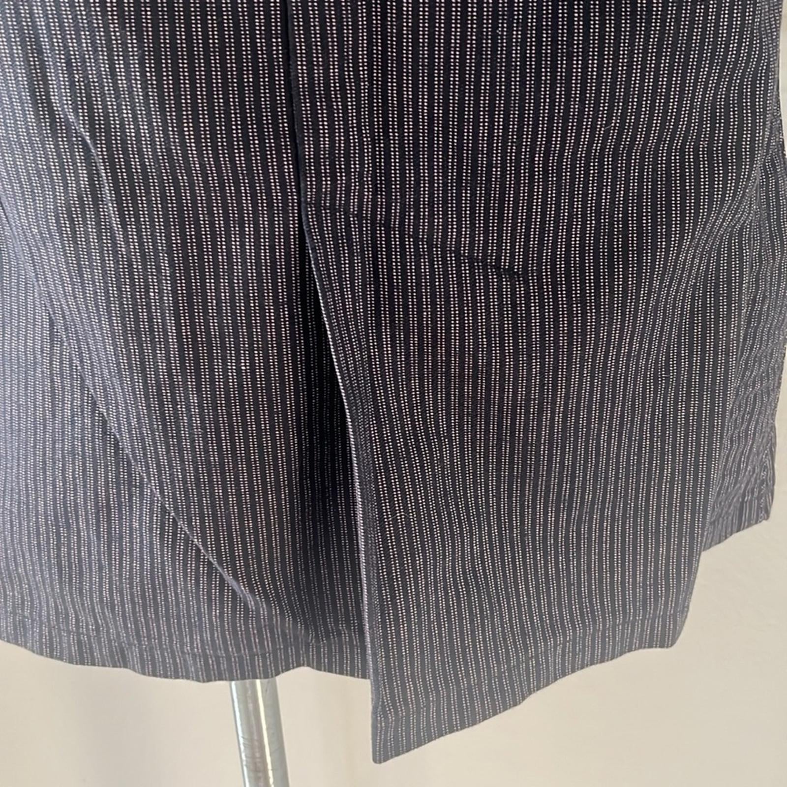 Marc Jacobs Structured Striped Cotton Denim Skirt, Size 10 EXCELLENT!