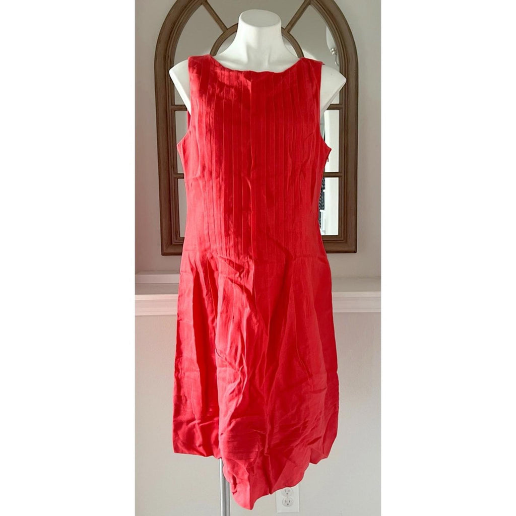 Lauren Ralph Lauren Linen Dress, Peach/Orange Size 14 EXCELLENT! like new