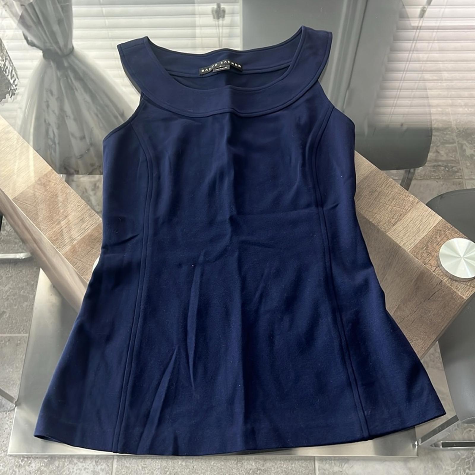 NEW Ralph Lauren (Black Label) Halter Top, Navy Size 6 New w/o Tag