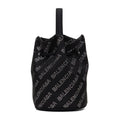 NEW Balenciaga Wheel XS Drawstring Bucket Bag, Black/Crystal $1,390 Sold Out