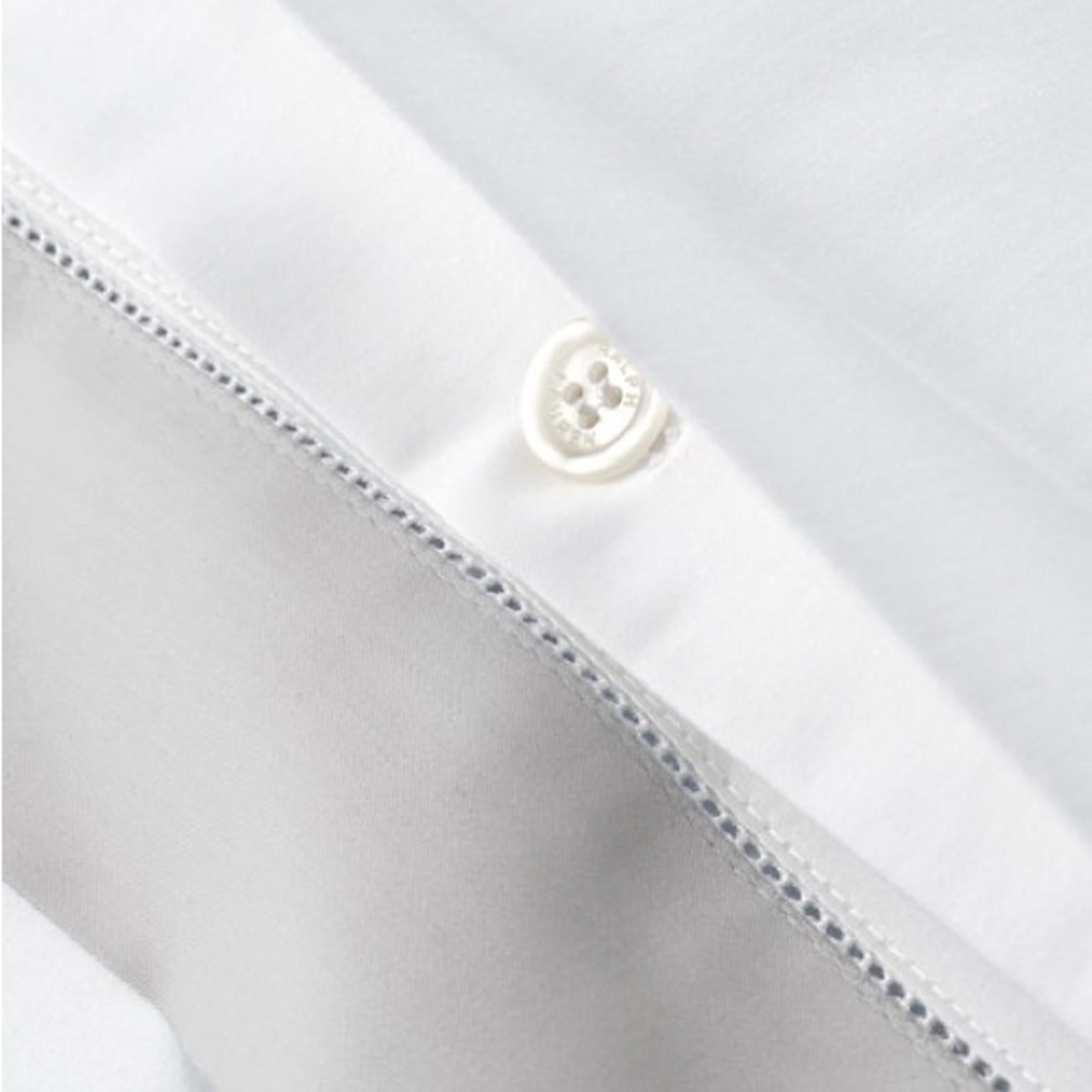 Ralph Lauren RL Organic Sateen Border Duvet Cover, Twin New w/Tag Retail $330
