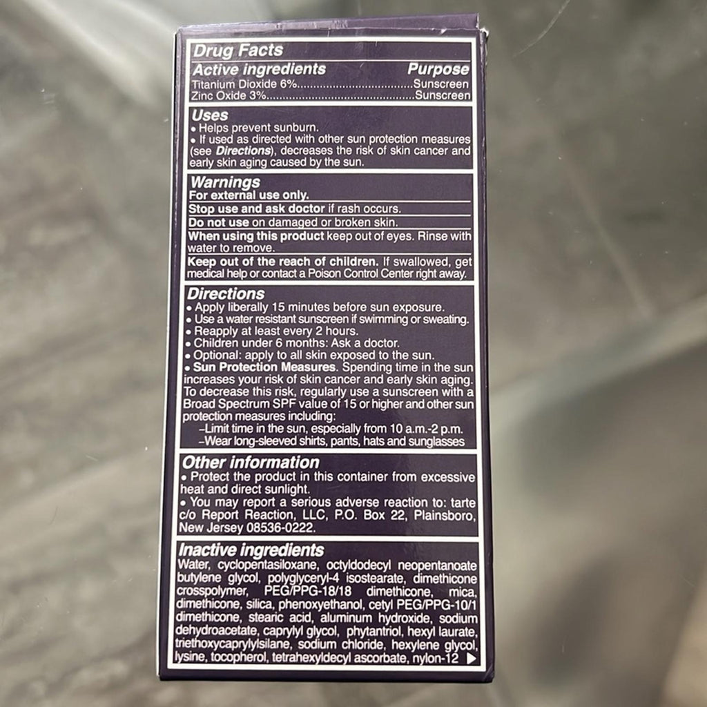 Tarte Amazonian Clay 12-hour Full Coverage Foundation SPF15 Fair Sand SOLD OUT!