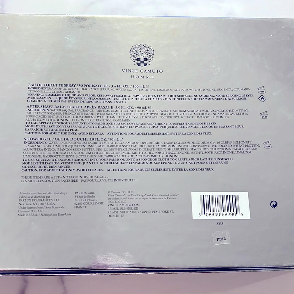 Vince Camuto 3-Piece Set Pour Homme, New in Box