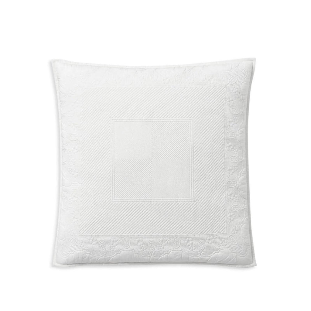 Ralph Lauren Shirley Euro Sham in White, New w/Tag