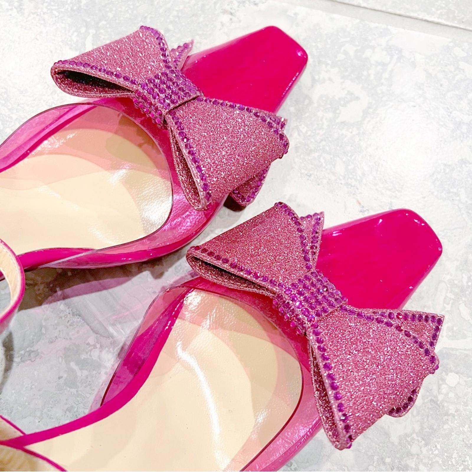 Nalebe Dimante Pumps in Pink, (Made in Italy) Size 39 New in Box Retail $730