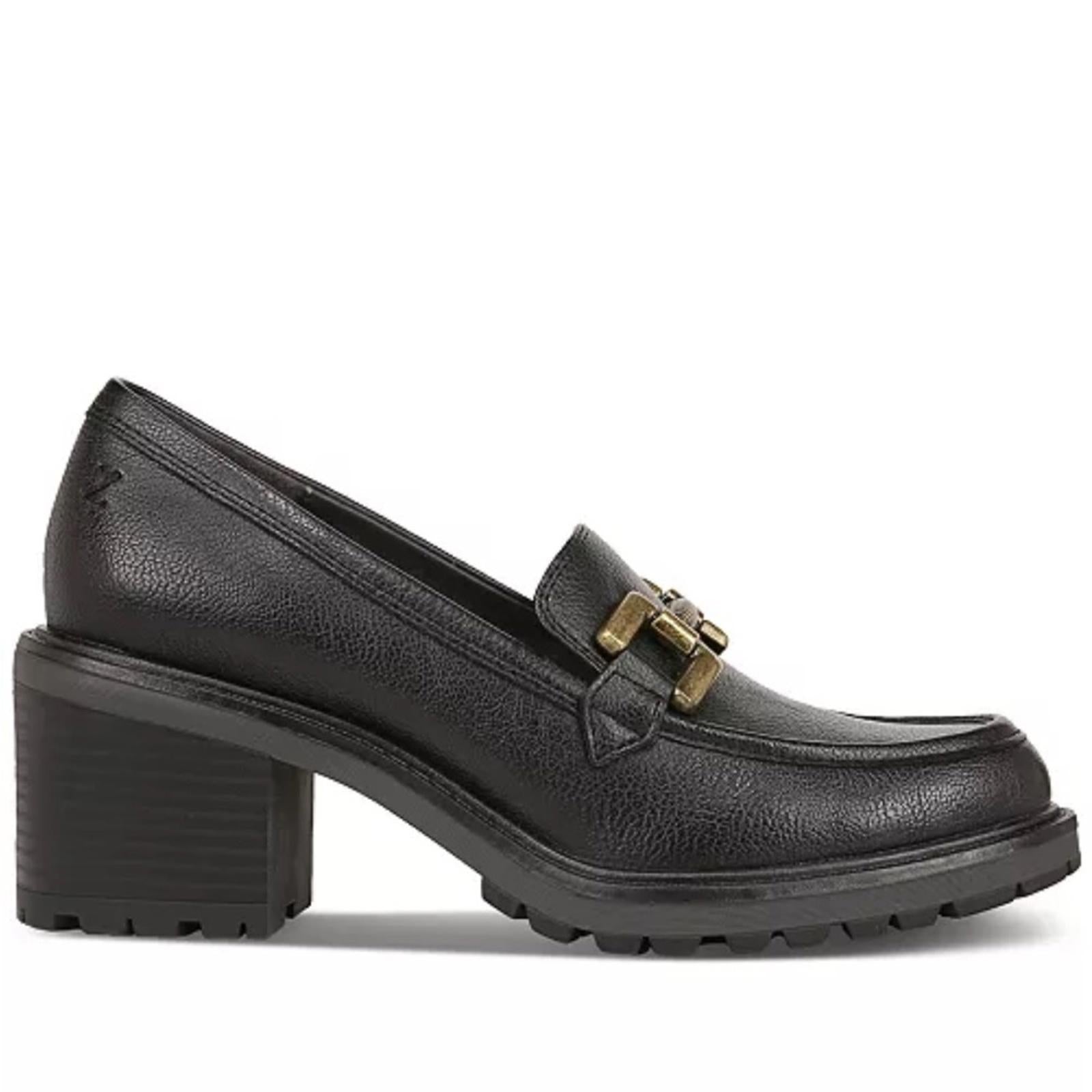 Zodiac Gemma Hardware Lug Sole Loafers in Black, Size US11 EU42 UK9 New in Box