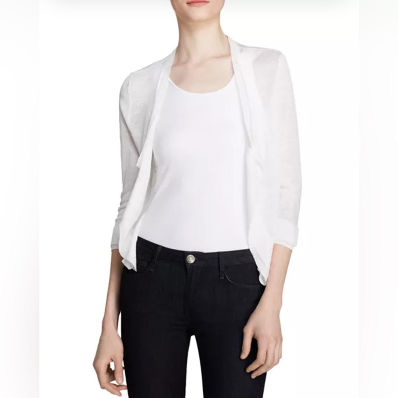 NIC+ZOE Lightweight Four-Way Cardigan in Paper White, NWT, Size XL
