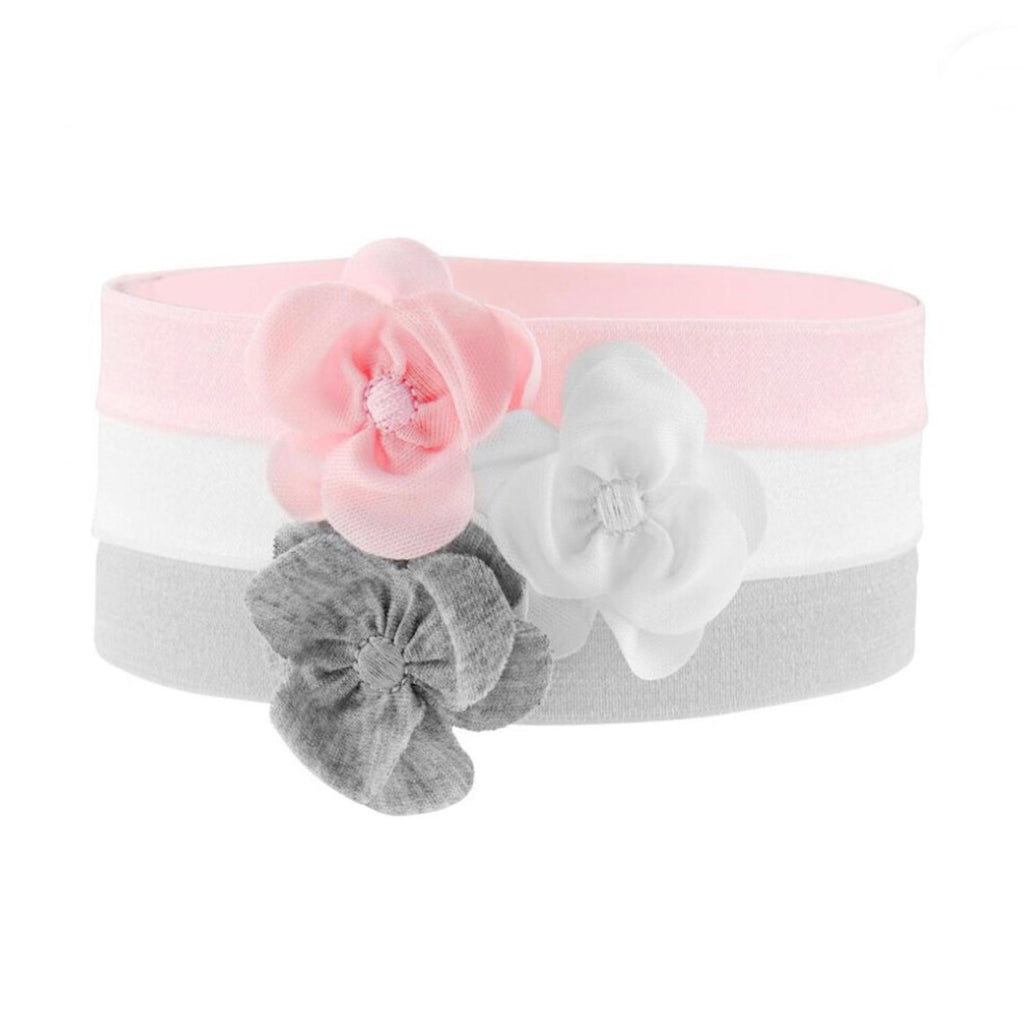 Carter’s 3-Pk Plume Head Bands Wraps, Baby Girl 12-24 Mos NWT