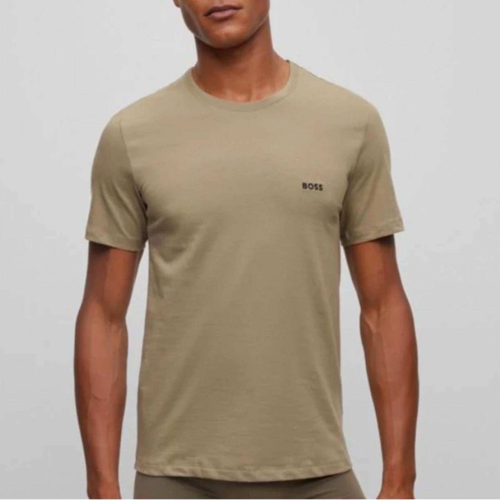 BOSS 3-Pack of Branded Underwear T-Shirts in Cotton Jersey Size S New in Box