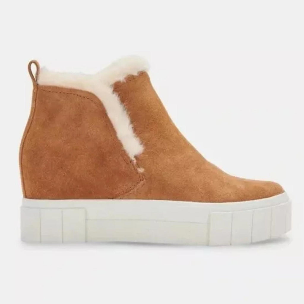Dolce Vita Zali Sneakers in Praline Suede, Size 11, EXCELLENT