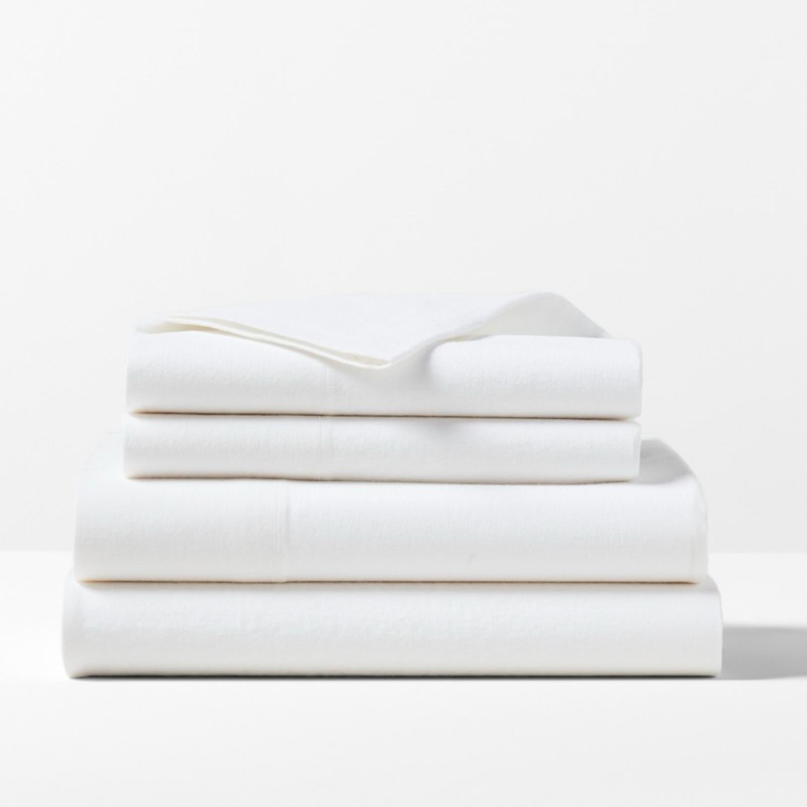 Ralph Lauren RL Linen Solid King Flat Sheet in Tux White, New w/Tag $325
