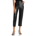 LBLC THE LABEL Jen Faux Leather Cropped Pants, Black Size M New w/Tag