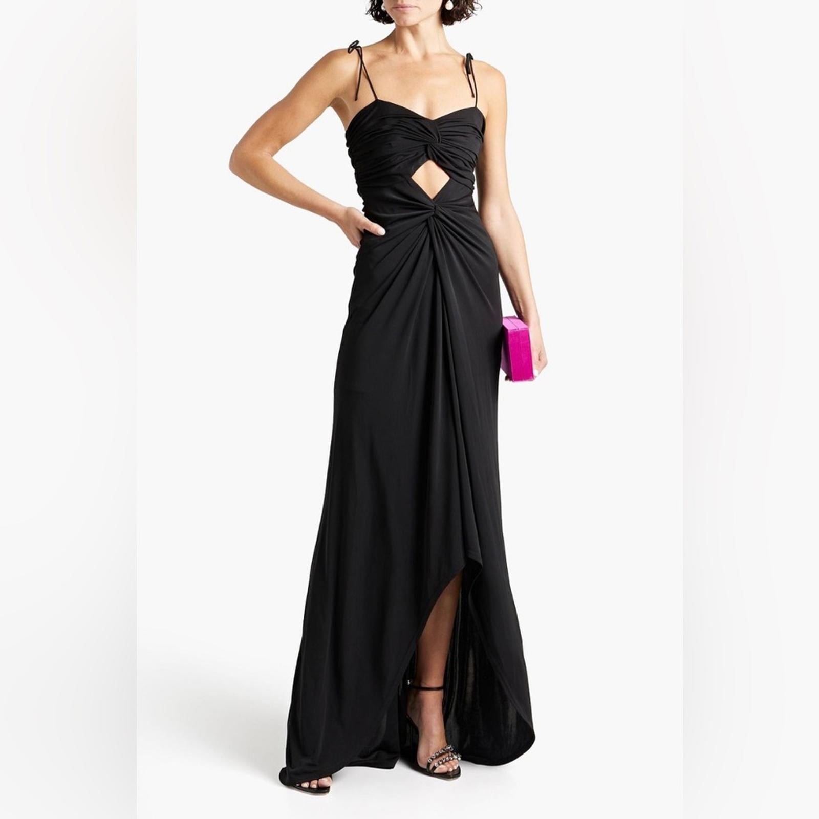 Cinq à Sept Harlin Cutout Detail Dress in Black, Size 6 New w/Tag
