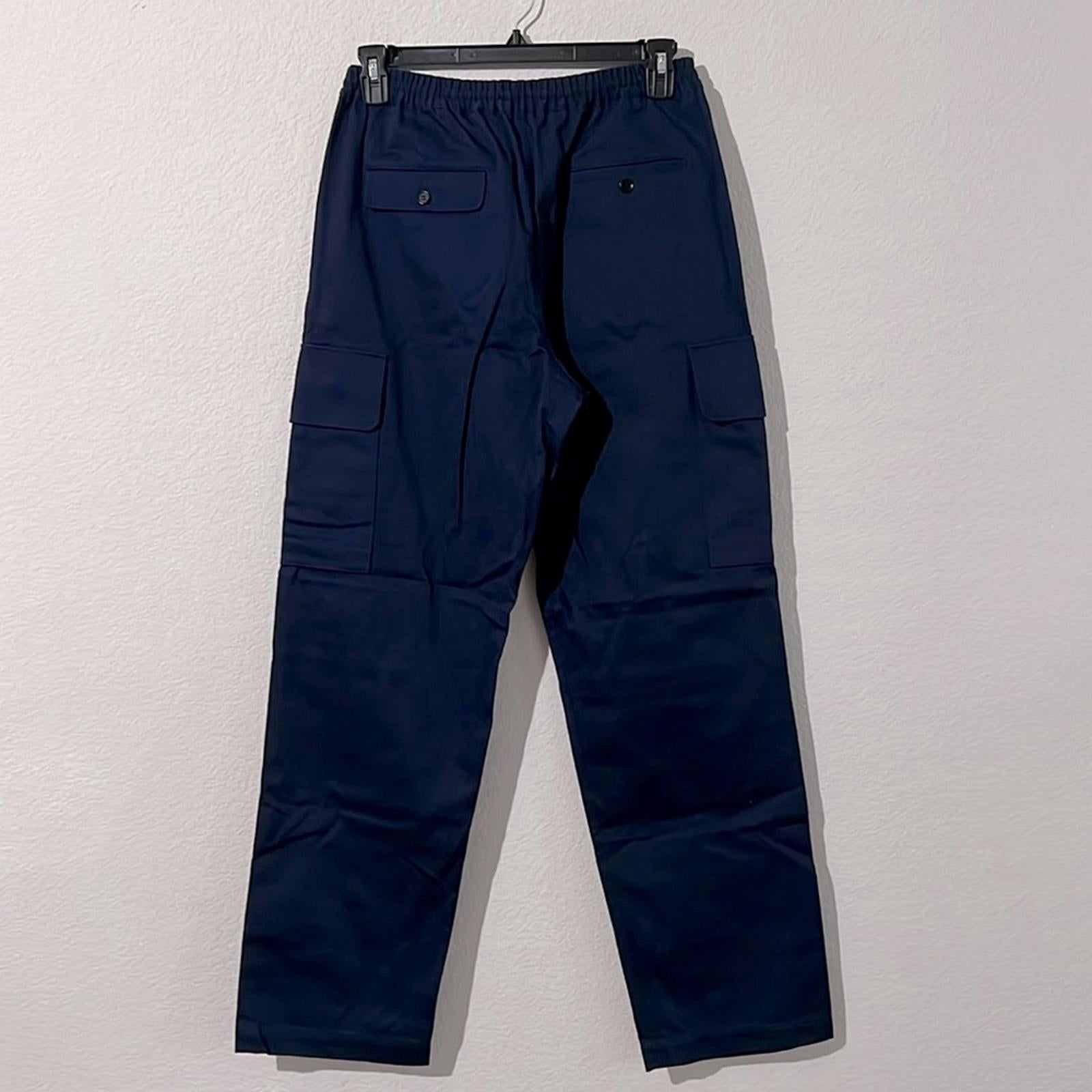 Marni Drawstring Cargo Pants Trousers in Navy, NWT, Size 50