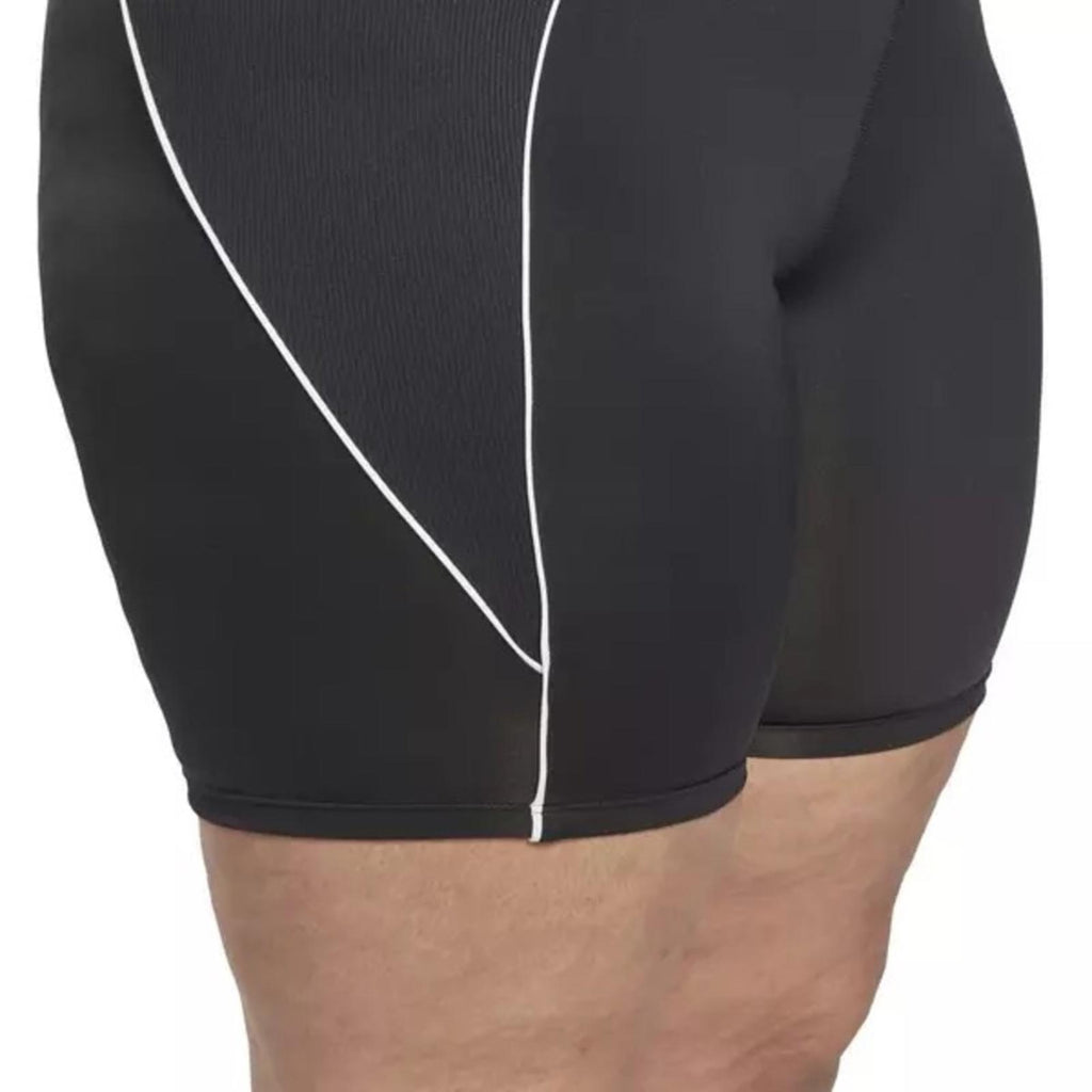 NWT Reebok Workout Ready Poly/Biker Shorts in Black, Plus Size 4X (Sold Out)